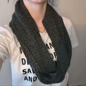 Target gray infinity sweater scarf
